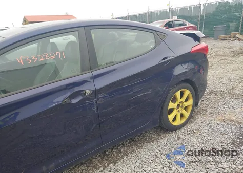 2013 Hyundai Elantra Limited from USA, damaged, VIN 5NPDH4AE9DH306263